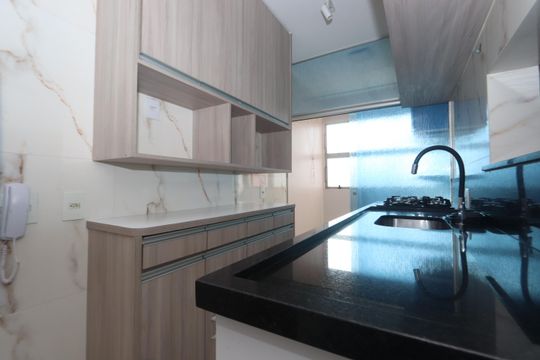 Cozinha de apartamento para alugar com 2 quartos, 54m² em Vila Ivone, São Paulo