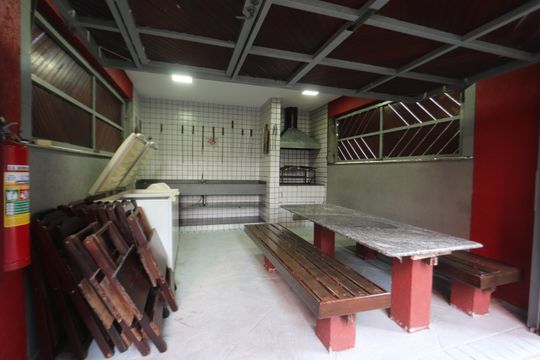 Área comum - Churrasqueira de apartamento para alugar com 2 quartos, 54m² em Vila Ivone, São Paulo