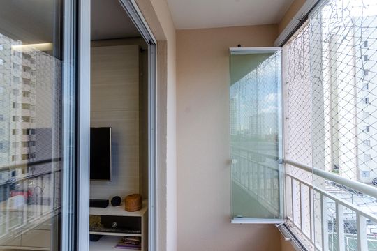 Sala - Sacada de apartamento para alugar com 2 quartos, 65m² em Vila Siqueira (zona Norte), São Paulo