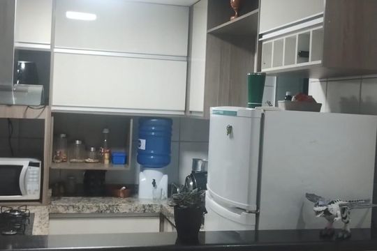 Cozinha de apartamento à venda com 2 quartos, 54m² em Vila Nova Uniao, São Paulo