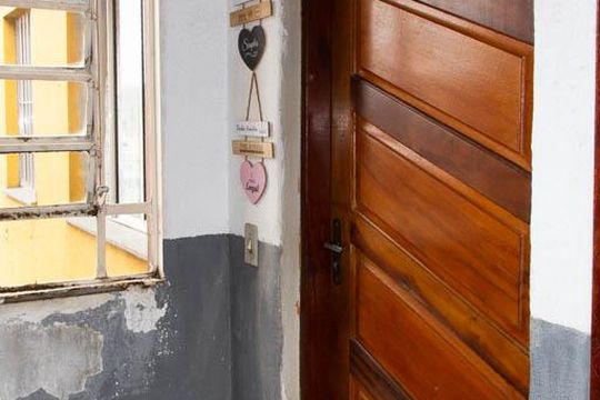 HALL DE ENTRADA de apartamento para alugar com 2 quartos, 49m² em Jardim Santo Andre, São Paulo