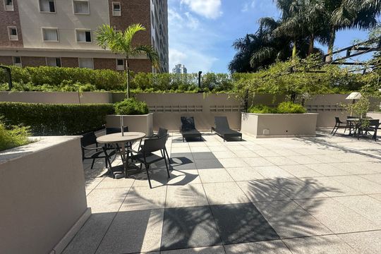Área comum de apartamento à venda com 1 quarto, 55m² em Alphaville, Barueri