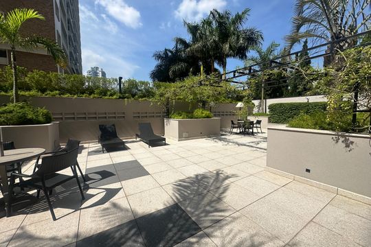 Área comum de apartamento à venda com 1 quarto, 55m² em Alphaville, Barueri