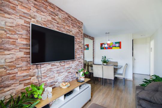 Sala de apartamento à venda com 3 quartos, 78m² em Jardim Testae, Guarulhos