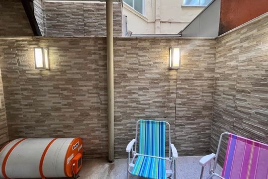 Varanda  de apartamento à venda com 2 quartos, 73m² em Copacabana, Rio de Janeiro