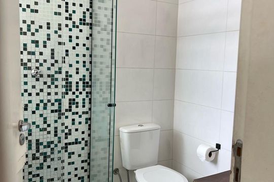 Banheiro de apartamento para alugar com 1 quarto, 59m² em Centro Histórico de São Paulo, São Paulo