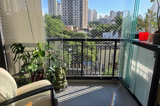 Varanda de apartamento à venda com 2 quartos, 60m² em Vila Romana, São Paulo