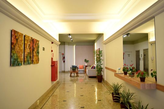 Hall social de apartamento à venda com 2 quartos, 61m² em Pinheiros, São Paulo