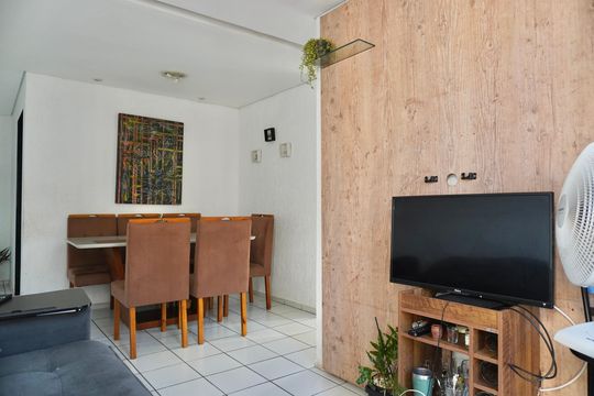 Sala de apartamento à venda com 3 quartos, 64m² em Vera Cruz, Belo Horizonte