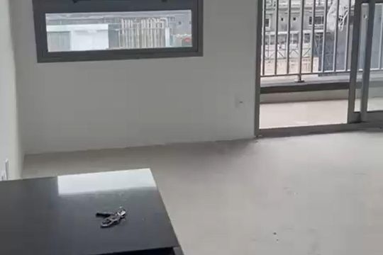 Cozinha de apartamento à venda com 1 quarto, 24m² em Indianópolis, São Paulo