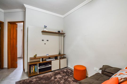 Sala de apartamento para alugar com 2 quartos, 46m² em Vila Humaita, Santo André