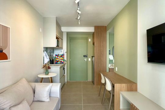 Sala de kitnet/studio para alugar com 1 quarto, 27m² em Pinheiros, São Paulo