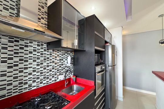 Cozinha  de apartamento para alugar com 2 quartos, 60m² em Ferrazópolis, São Bernardo do Campo