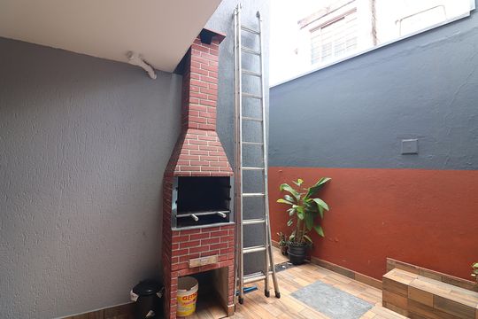 Espaço Gourmet de casa à venda com 4 quartos, 126m² em Jardim Santo André Cdhu, Santo André
