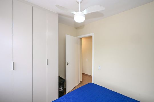 Quarto 1 de apartamento para alugar com 2 quartos, 43m² em Vila Andrade, São Paulo