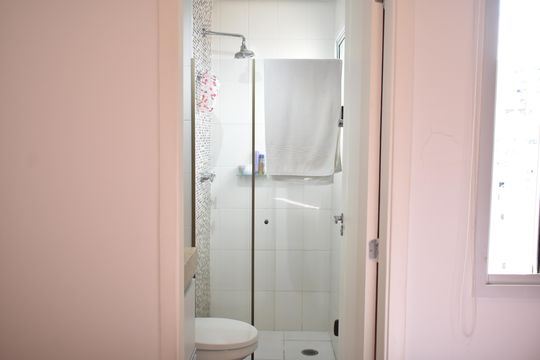 Banheiro da Suíte de apartamento à venda com 2 quartos, 60m² em Vila da Saúde, São Paulo