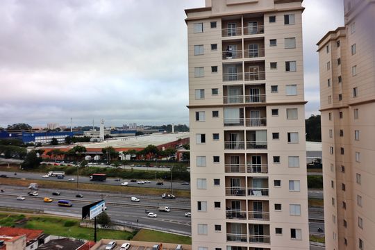 Quarto Vista  de apartamento à venda com 1 quarto, 46m² em Vila Goncalves, São Bernardo do Campo