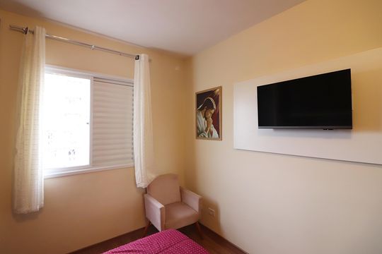 Quarto  de apartamento à venda com 1 quarto, 46m² em Vila Goncalves, São Bernardo do Campo