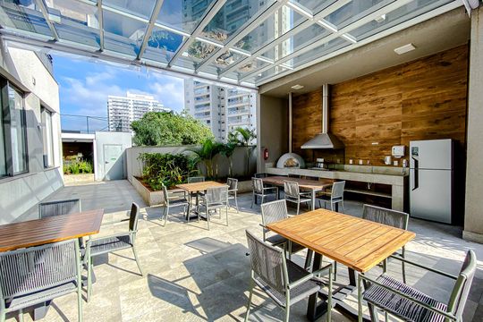 Área comum - Churrasqueira de apartamento para alugar com 2 quartos, 220m² em Vila Mariana, São Paulo