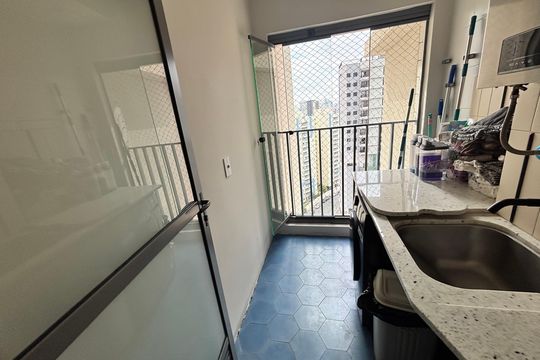 Área de Serviço de apartamento à venda com 3 quartos, 80m² em Chácara Seis de Outubro, São Paulo