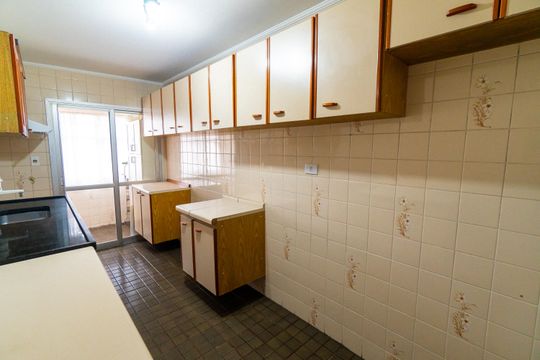 Cozinha de apartamento à venda com 2 quartos, 56m² em Jardim Oriental, São Paulo