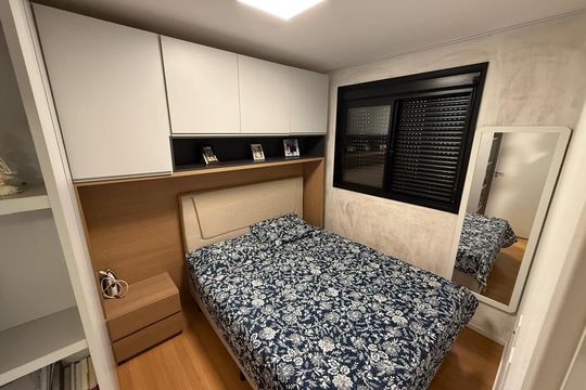 Quarto de apartamento à venda com 2 quartos, 34m² em Jurubatuba, São Paulo