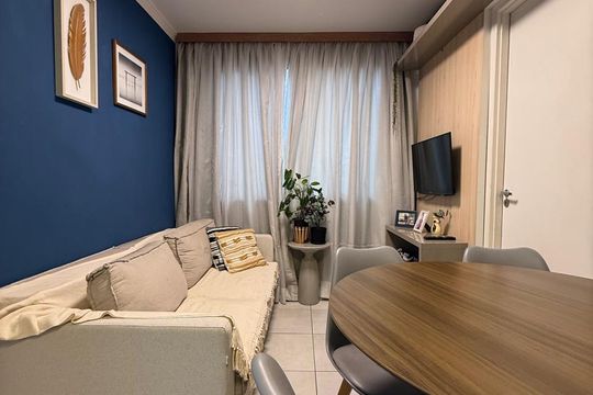 Sala de apartamento à venda com 2 quartos, 34m² em Jurubatuba, São Paulo