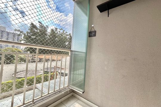 Varanda de apartamento à venda com 2 quartos, 60m² em Jardim Prudência, São Paulo