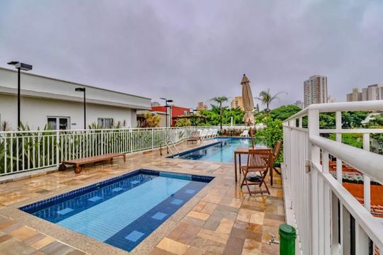 Área comum - Piscina de apartamento à venda com 2 quartos, 60m² em Jardim Prudência, São Paulo