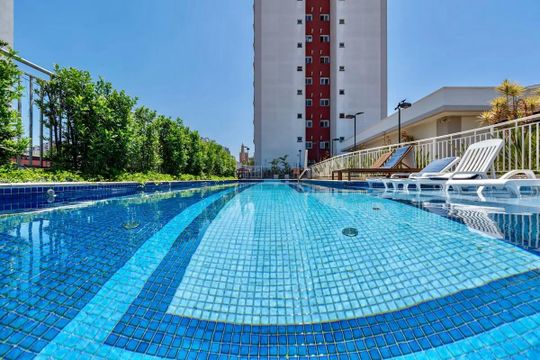 Área comum - Piscina de apartamento à venda com 2 quartos, 60m² em Jardim Prudência, São Paulo