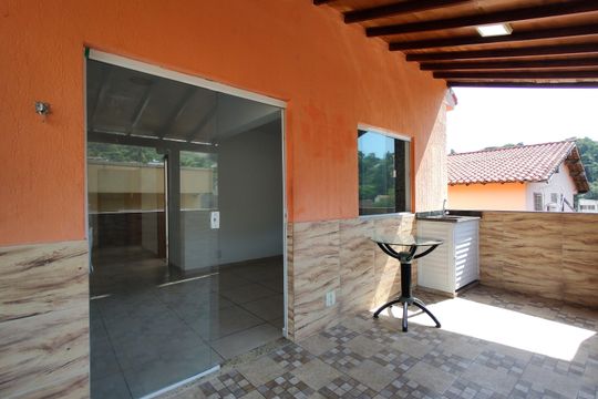 Varanda de casa de condomínio à venda com 2 quartos, 75m² em Pechincha, Rio de Janeiro
