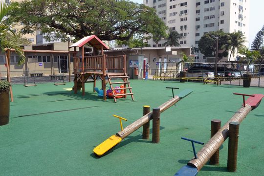 Área comum - Playground de apartamento para alugar com 2 quartos, 7m² em Marco Dois, Nova Iguaçu