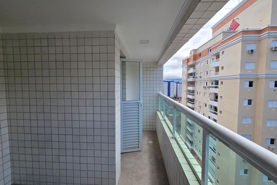 Varanda de apartamento para alugar com 1 quarto, 59m² em Canto do Forte, Praia Grande