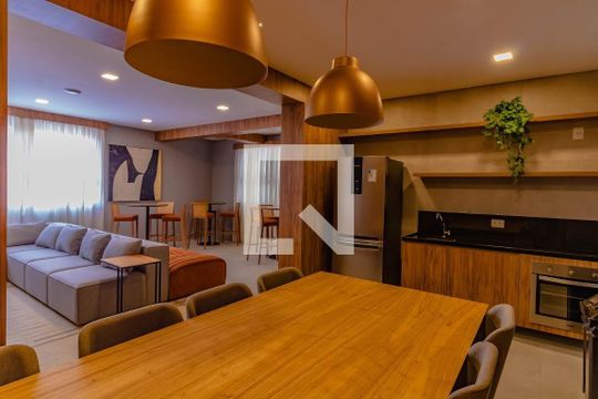 Hall Social de apartamento para alugar com 1 quarto, 26m² em Jardim Prudência, São Paulo
