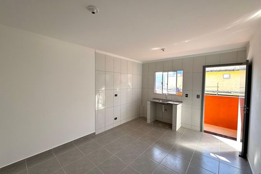Sala- Cozinha de casa para alugar com 1 quarto, 36m² em Jardim Dayse, Ferraz de Vasconcelos