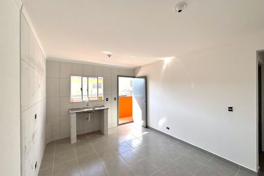 Sala- Cozinha  de casa para alugar com 1 quarto, 36m² em Jardim Dayse, Ferraz de Vasconcelos