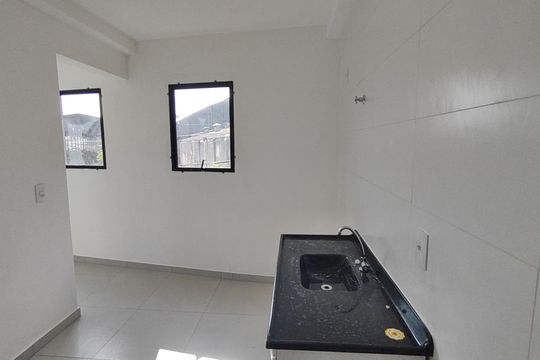 Cozinha de apartamento para alugar com 1 quarto, 34m² em São José, São Caetano do Sul