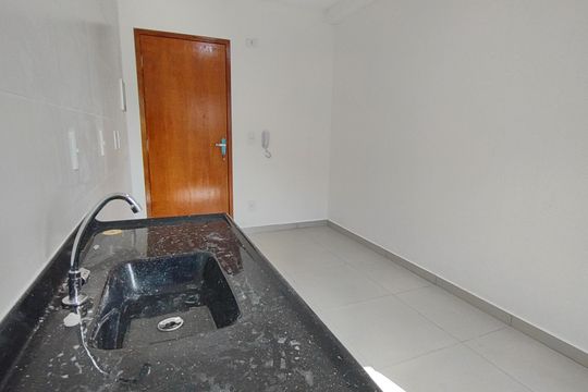 Cozinha de apartamento para alugar com 1 quarto, 34m² em São José, São Caetano do Sul