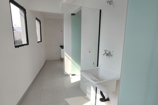 Área de Serviço de apartamento para alugar com 1 quarto, 34m² em São José, São Caetano do Sul