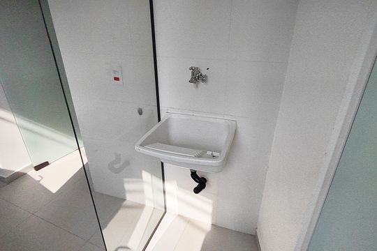Área de Serviço de apartamento para alugar com 1 quarto, 33m² em São José, São Caetano do Sul