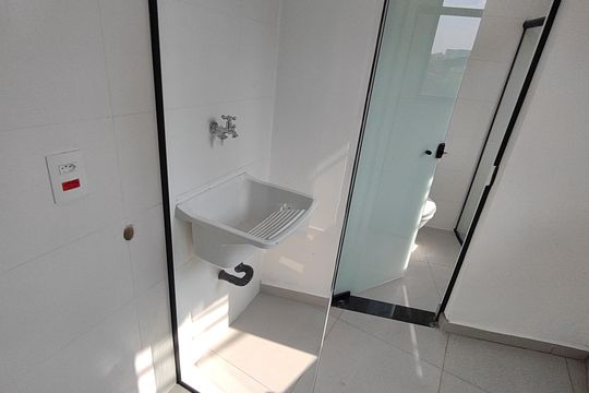 Área de Serviço de apartamento para alugar com 1 quarto, 33m² em São José, São Caetano do Sul