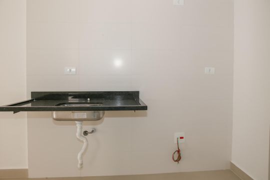 Cozinha de kitnet/studio à venda com 1 quarto, 30m² em Lapa, São Paulo