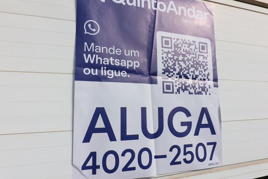 Placa  de casa de condomínio para alugar com 2 quartos, 160m² em Cooperativa, São Bernardo do Campo