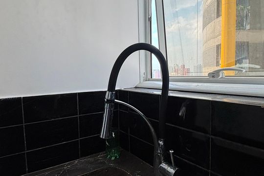 Cozinha de apartamento à venda com 1 quarto, 90m² em Jardim, Santo André