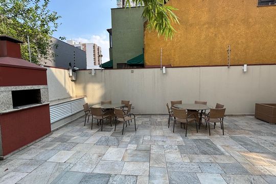Churrasqueira de apartamento à venda com 1 quarto, 90m² em Jardim, Santo André