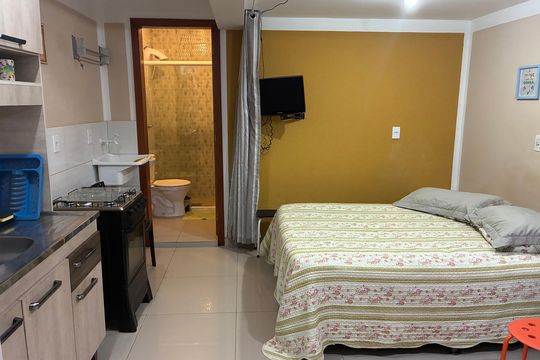 Sala/Quarto/Cozinha de kitnet/studio para alugar com 1 quarto, 40m² em Campinas, São José