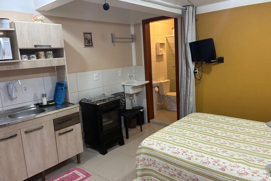 Sala/Quarto/Cozinha de kitnet/studio para alugar com 1 quarto, 40m² em Campinas, São José