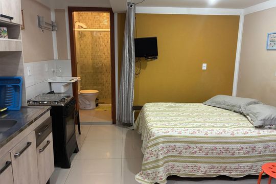 Sala/Quarto/Cozinha de kitnet/studio para alugar com 1 quarto, 40m² em Campinas, São José