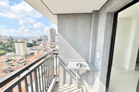 Varanda da Sala de kitnet/studio para alugar com 1 quarto, 31m² em Parada Inglesa, São Paulo