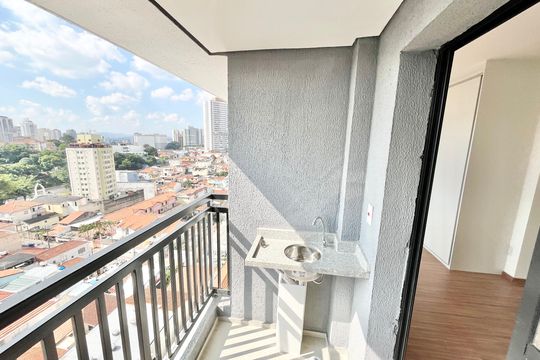 Varanda da Sala de kitnet/studio para alugar com 1 quarto, 31m² em Parada Inglesa, São Paulo